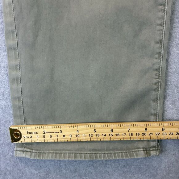 AG Adriano Goldschmied Protege Straight Leg Jeans Men’s 36x34 Olive Green - Picture 4 of 8